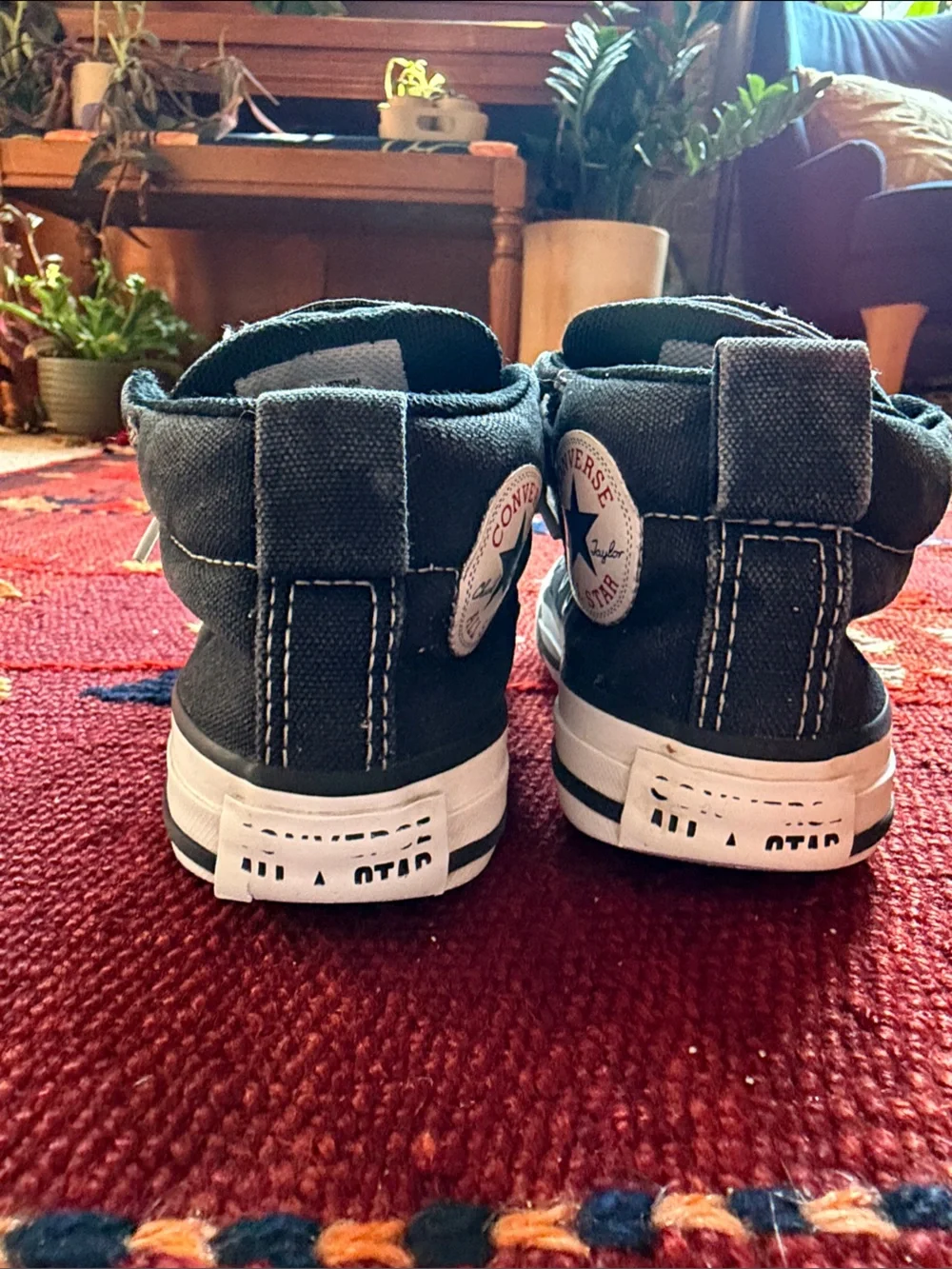 Converse Kids Black & White High-Top Sneakers